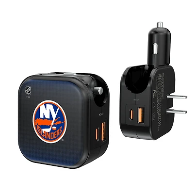 Keyscaper New York Islanders 2-in-1 USB A/C Charger