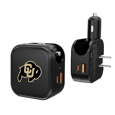 Keyscaper Colorado Buffaloes 2-in-1 USB A/C Charger