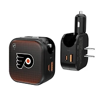 Keyscaper Philadelphia Flyers 2-in-1 USB A/C Charger