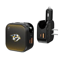 Keyscaper Nashville Predators 2-in-1 USB A/C Charger