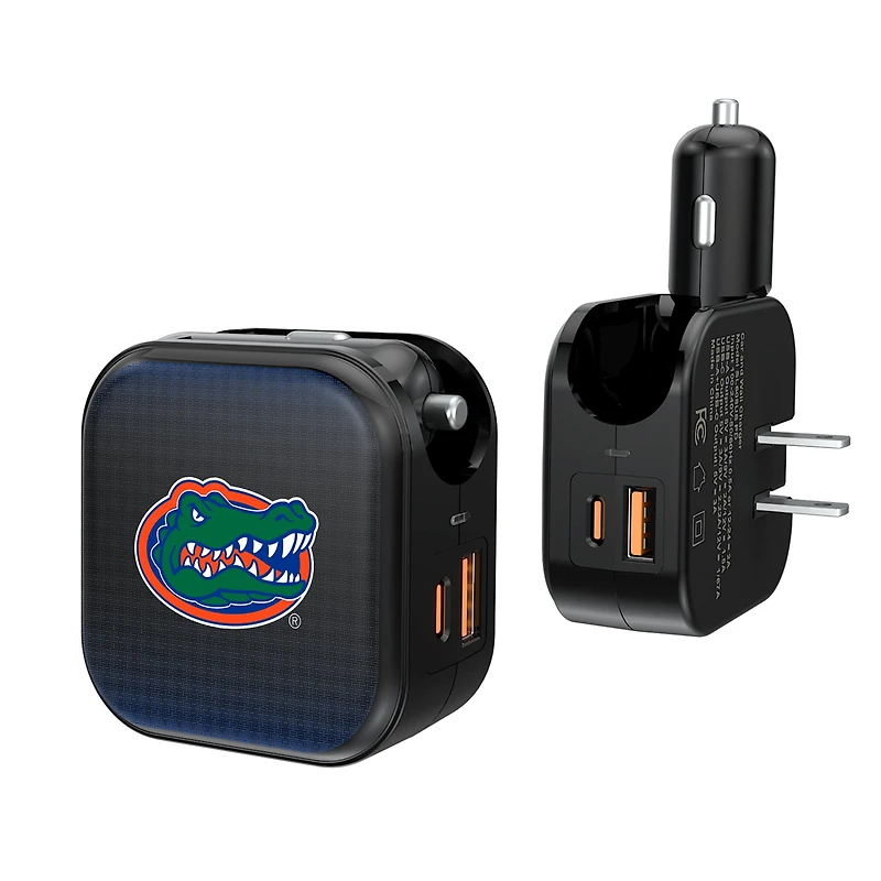 Keyscaper Florida Gators 2-in-1 USB A/C Charger