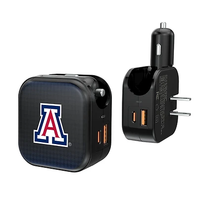 Keyscaper Arizona Wildcats 2-in-1 USB A/C Charger