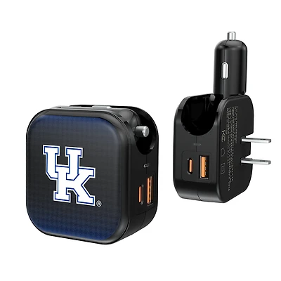 Keyscaper Kentucky Wildcats 2-in-1 USB A/C Charger