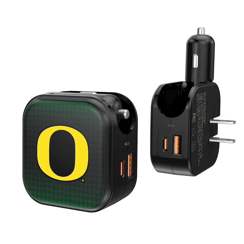Keyscaper Oregon Ducks 2-in-1 USB A/C Charger