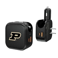 Keyscaper Purdue Boilermakers 2-in-1 USB A/C Charger