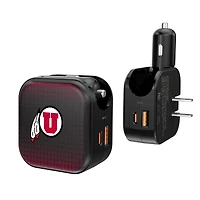 Keyscaper Utah Utes 2-in-1 USB A/C Charger