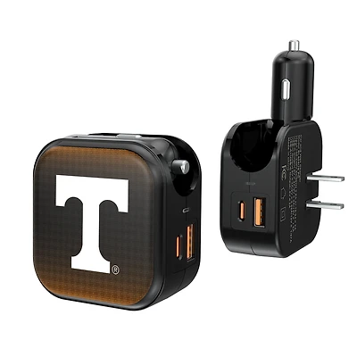 Keyscaper Tennessee Volunteers 2-in-1 USB A/C Charger