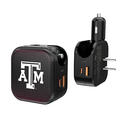 Keyscaper Texas A&M Aggies 2-in-1 USB A/C Charger