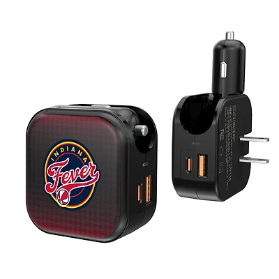 Keyscaper Indiana Fever 2-in-1 USB A/C Charger
