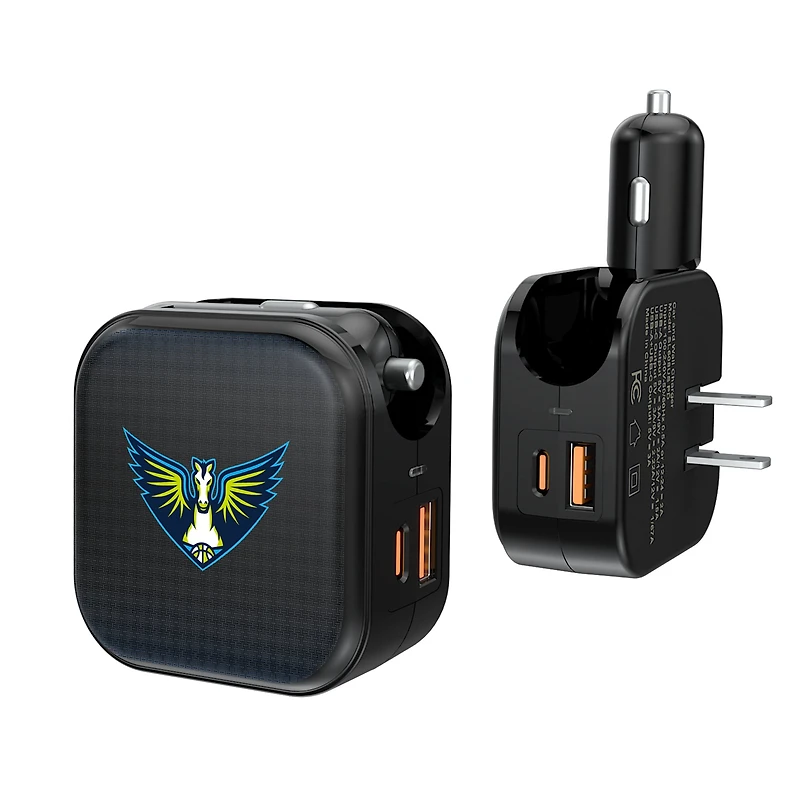 Keyscaper Dallas Wings 2-in-1 USB A/C Charger