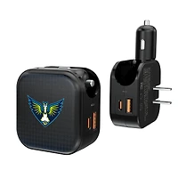 Keyscaper Dallas Wings 2-in-1 USB A/C Charger