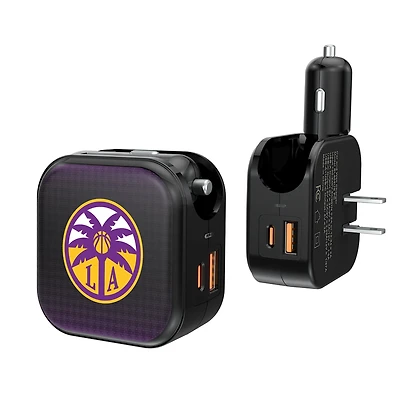 Keyscaper Los Angeles Sparks 2-in-1 USB A/C Charger