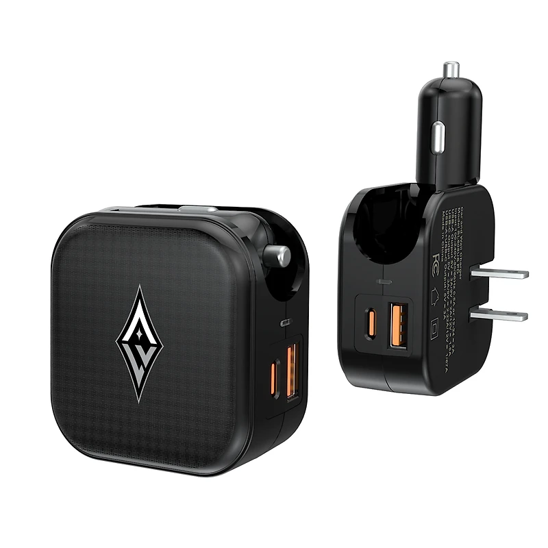 Keyscaper Las Vegas Aces 2-in-1 USB A/C Charger