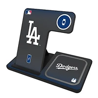 Keyscaper Los Angeles Dodgers Linen Print 3-in-1 Charging Station