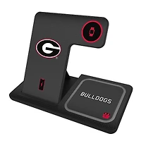 Keyscaper Georgia Bulldogs Linen Print 3-in-1 Charging Station