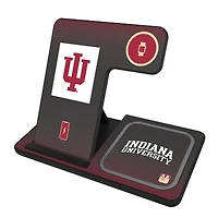 Keyscaper Indiana Hoosiers Linen Print 3-in-1 Charging Station