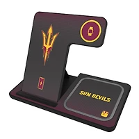 Keyscaper Arizona State Sun Devils Linen Print 3-in-1 Charging Station