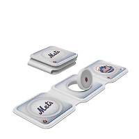 Keyscaper New York Mets 3-in-1 Linen Print Foldable Charger