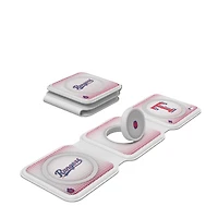 Keyscaper Texas Rangers 3-in-1 Linen Print Foldable Charger