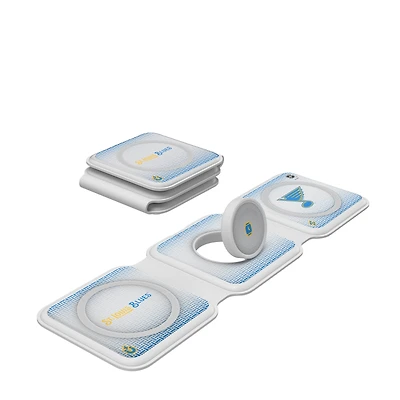 Keyscaper St. Louis Blues 3-in-1 Linen Print Foldable Charger