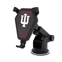 Keyscaper Indiana Hoosiers Linen Print Wireless Car Charger