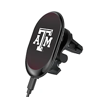Keyscaper Texas A&M Aggies Linen Print Wireless Magnetic Car Charger