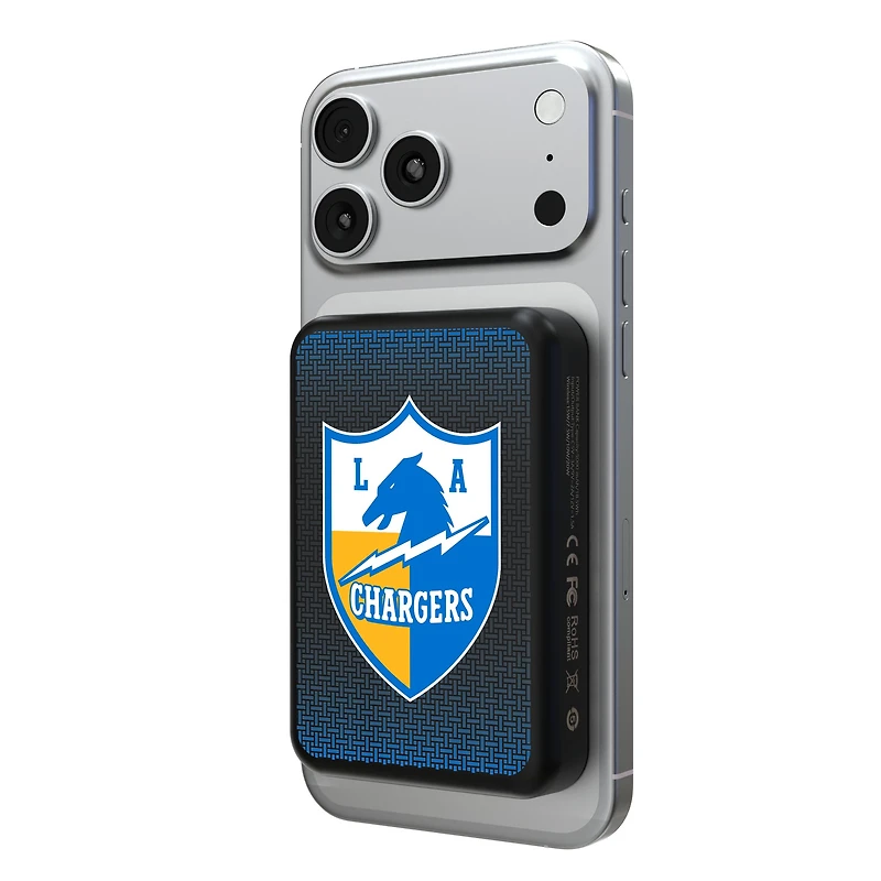 Keyscaper Los Angeles Chargers Wireless Magnetic Power Bank