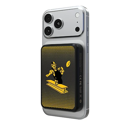 Keyscaper Pittsburgh Steelers Wireless Magnetic Power Bank