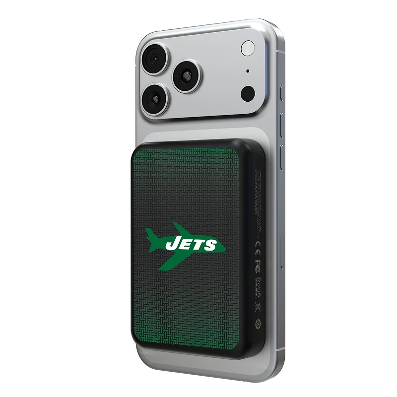Keyscaper New York Jets Wireless Magnetic Power Bank