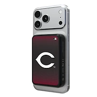 Keyscaper Cincinnati Reds Wireless Magnetic Power Bank