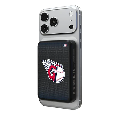 Keyscaper Cleveland Guardians Wireless Magnetic Power Bank