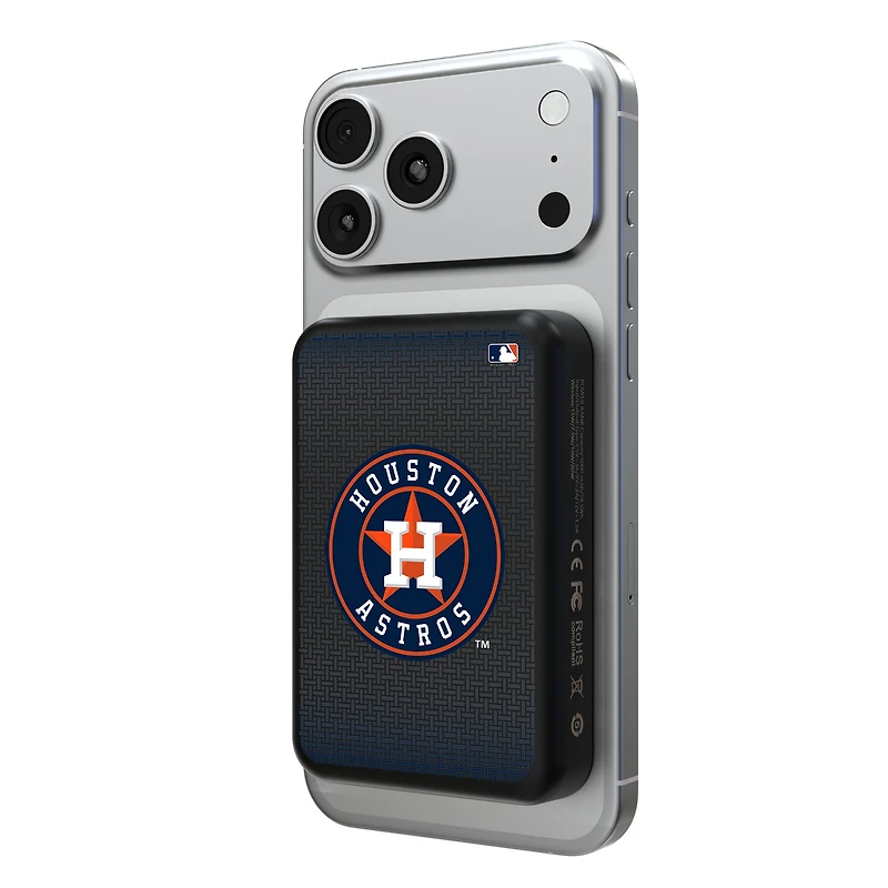 Keyscaper Houston Astros Wireless Magnetic Power Bank
