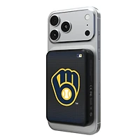 Keyscaper Milwaukee Brewers Wireless Magnetic Power Bank