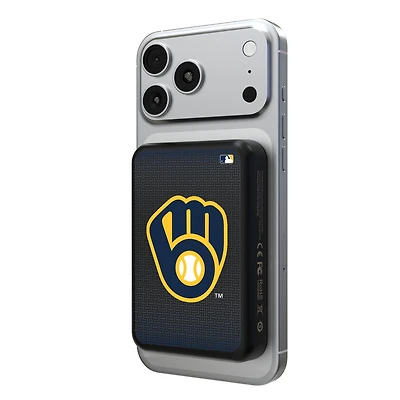 Keyscaper Milwaukee Brewers Wireless Magnetic Power Bank
