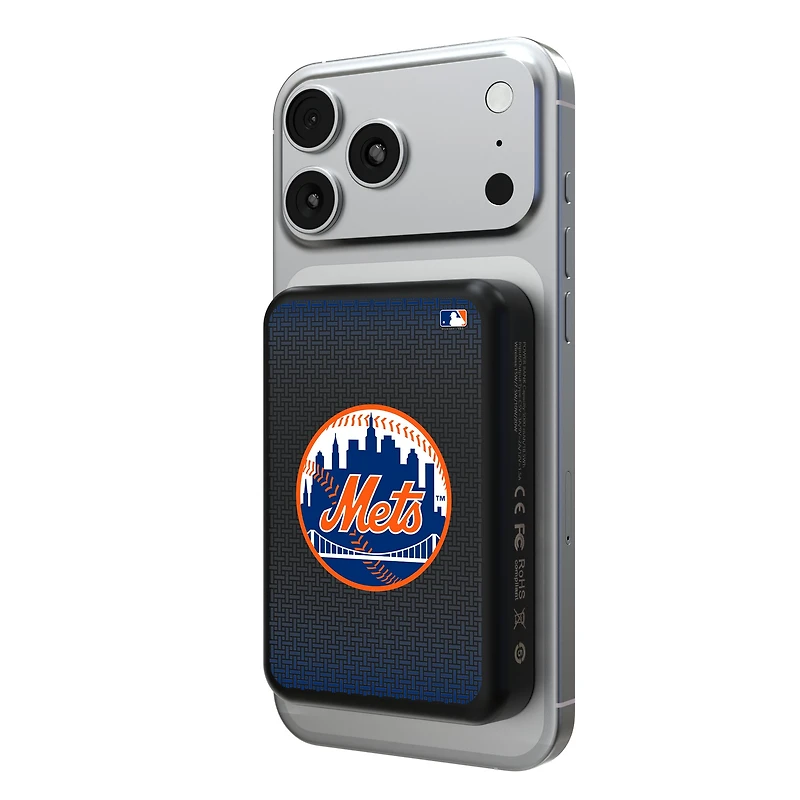 Keyscaper New York Mets Wireless Magnetic Power Bank