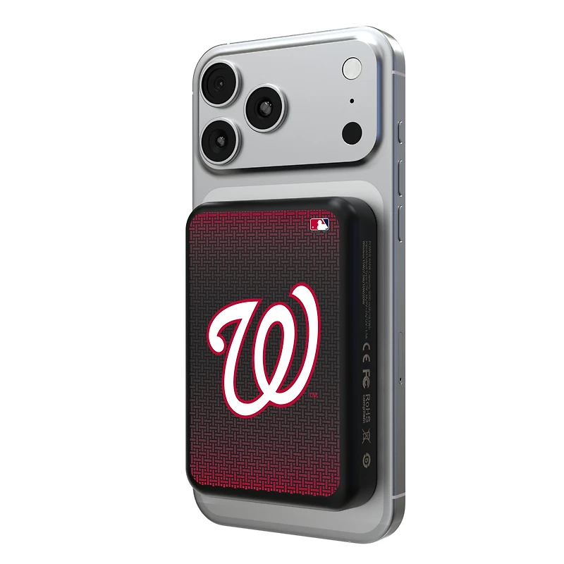 Keyscaper Washington Nationals Wireless Magnetic Power Bank