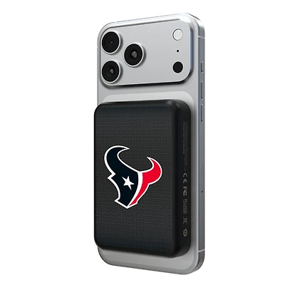 Keyscaper Houston Texans Wireless Magnetic Power Bank