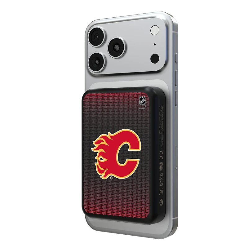 Keyscaper Calgary Flames Wireless Magnetic Power Bank