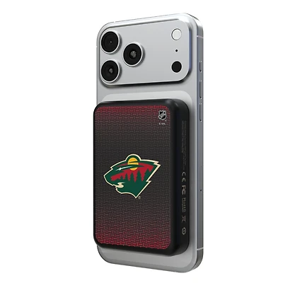 Keyscaper Minnesota Wild Wireless Magnetic Power Bank