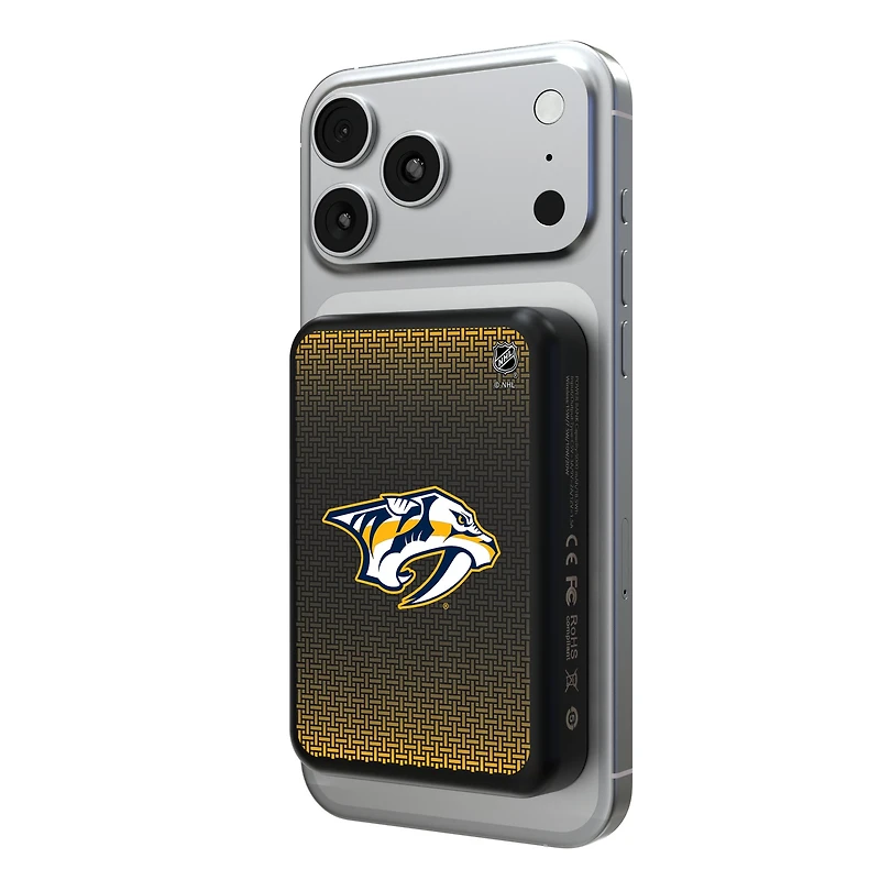 Keyscaper Nashville Predators Wireless Magnetic Power Bank