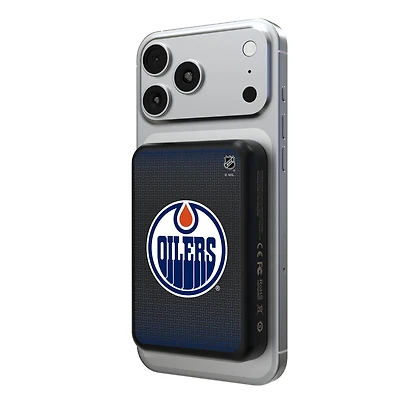 Keyscaper Edmonton Oilers Wireless Magnetic Power Bank
