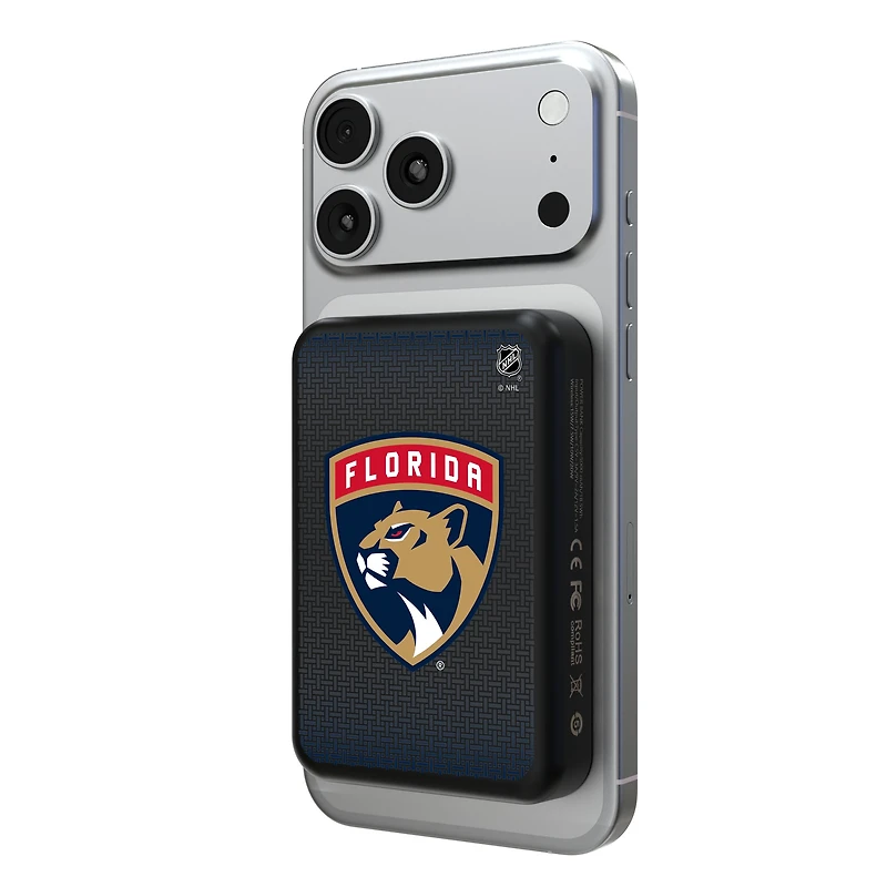 Keyscaper Florida Panthers Wireless Magnetic Power Bank