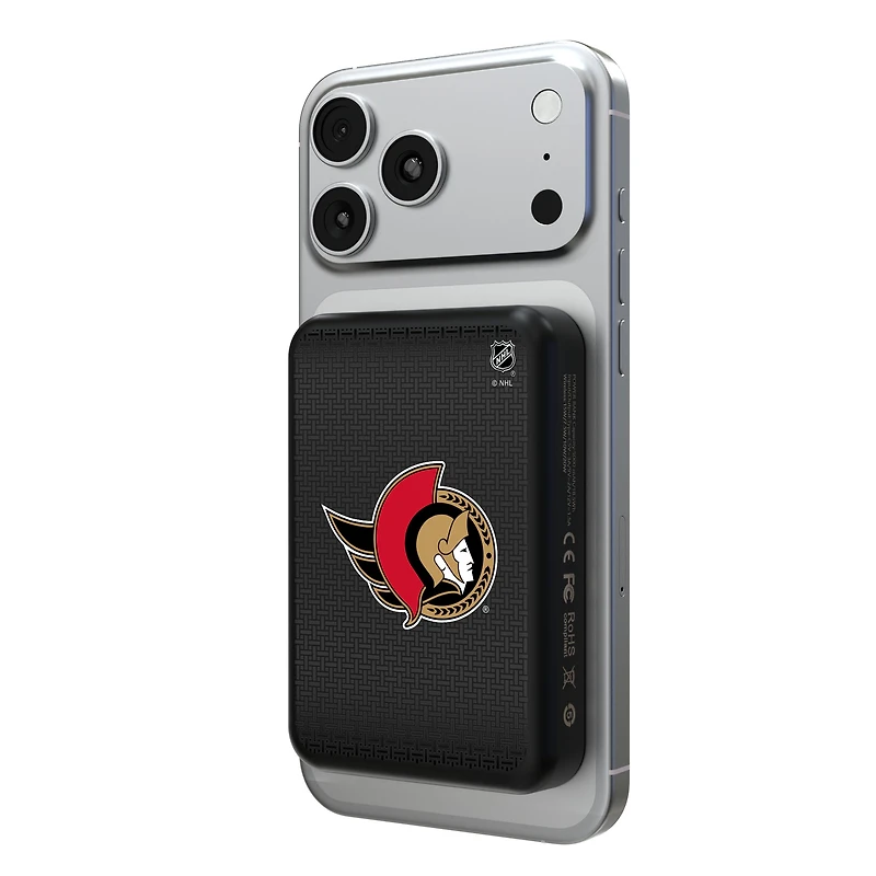 Keyscaper Ottawa Senators Wireless Magnetic Power Bank