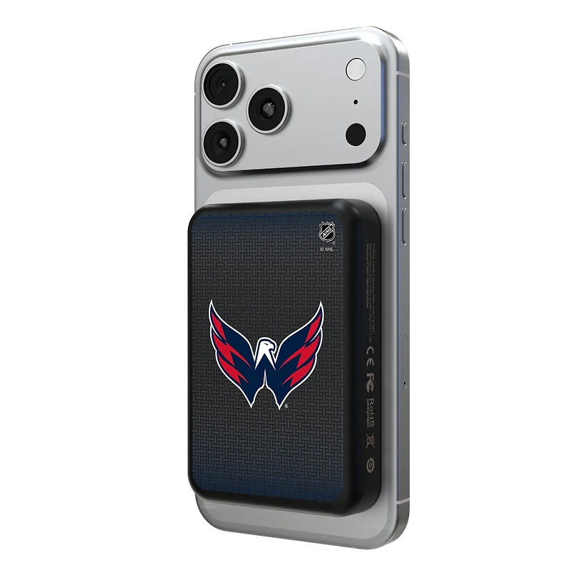 Keyscaper Washington Capitals Wireless Magnetic Power Bank