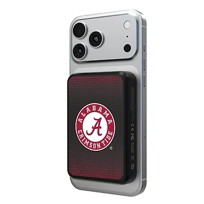 Keyscaper Alabama Crimson Tide Wireless Magnetic Power Bank