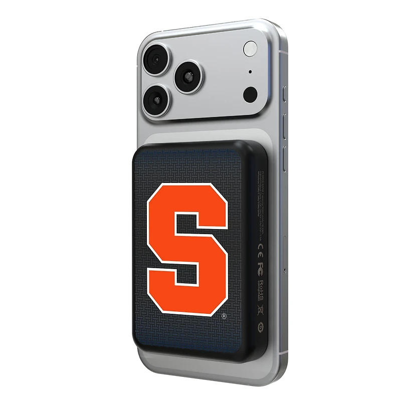 Keyscaper Syracuse Orange Wireless Magnetic Power Bank