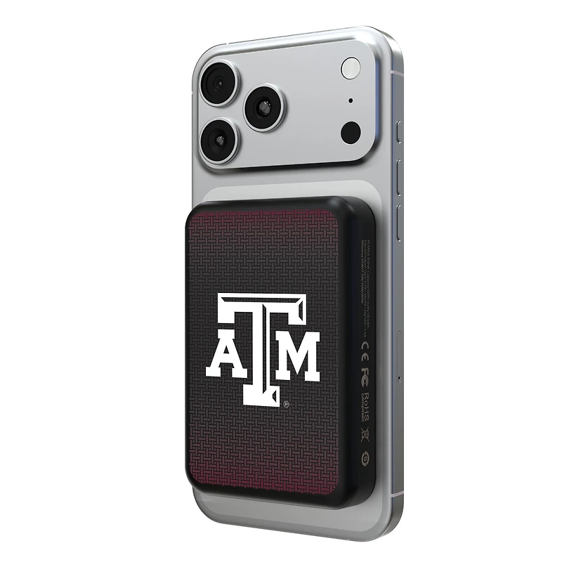 Keyscaper Texas A&M Aggies Wireless Magnetic Power Bank