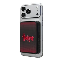 Keyscaper Nebraska Huskers Wireless Magnetic Power Bank