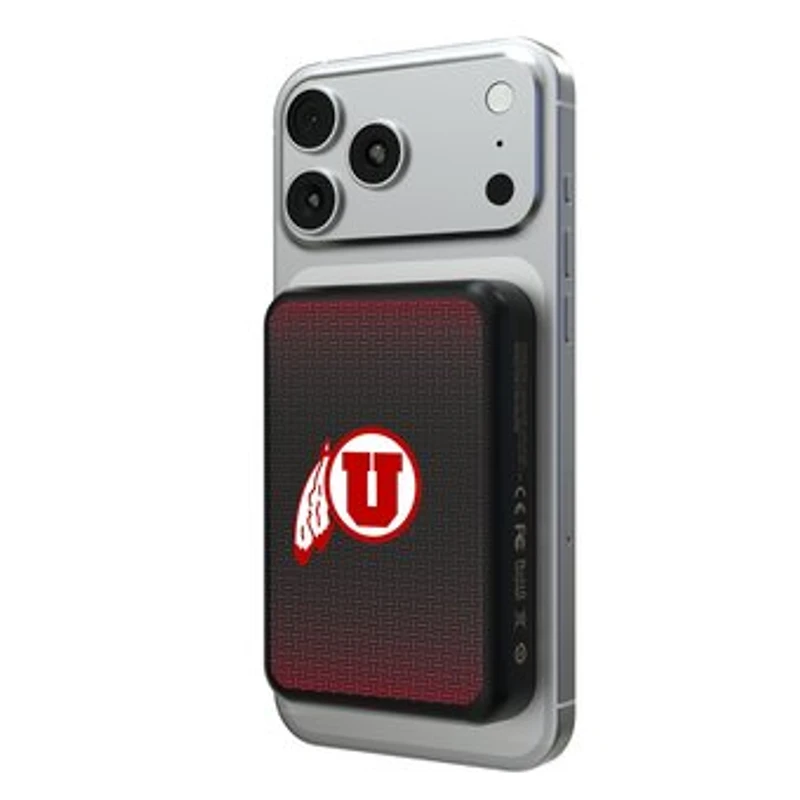 Keyscaper Utah Utes Wireless Magnetic Power Bank