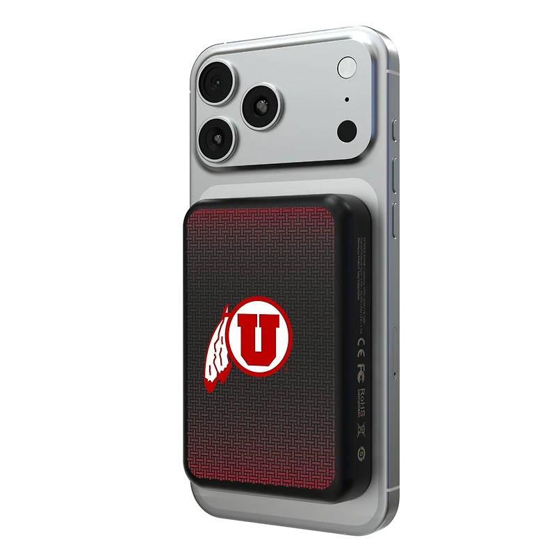 Keyscaper Utah Utes Wireless Magnetic Power Bank